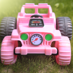 how fast can a barbie jeep go