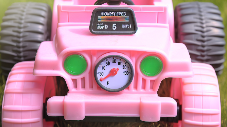 how fast can a barbie jeep go