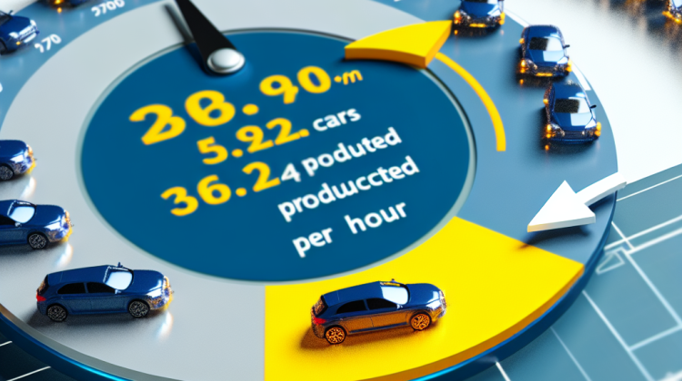 how many cars per hour does toyota produce