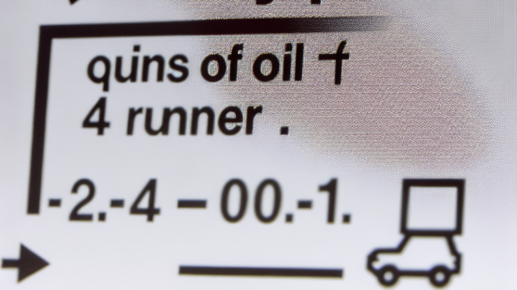 how many quarts of oil in 2014 toyota 4runner