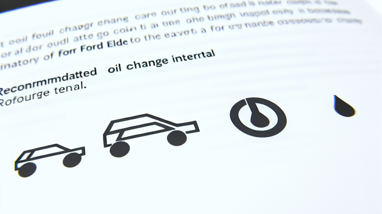 how often to change oil in 2018 ford edge