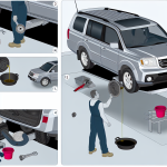 how to change oil on a 2013 honda pilot