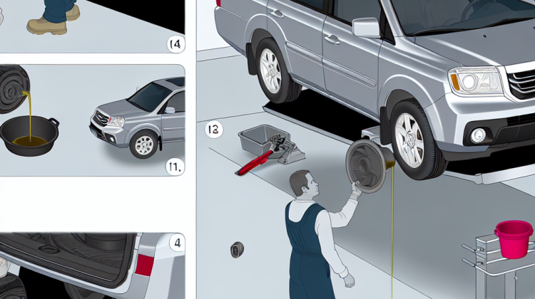 how to change oil on a 2013 honda pilot