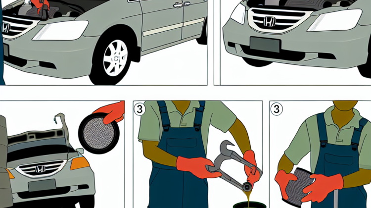 how to change the oil on a 2007 honda odyssey