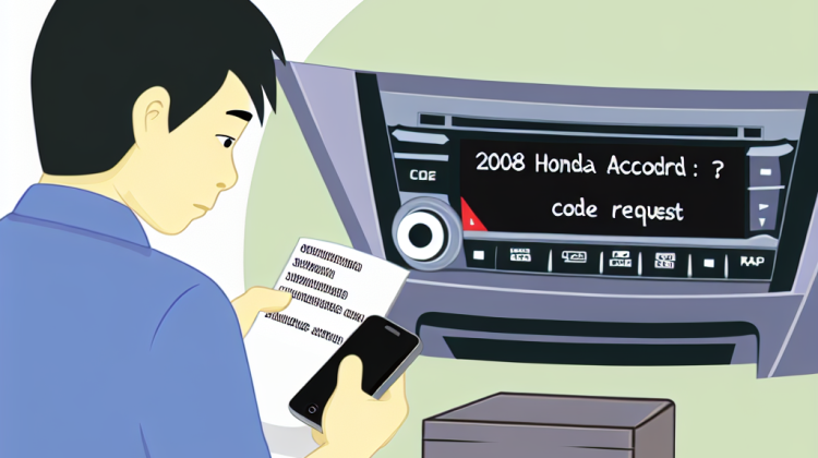 how to find radio code honda accord 2008