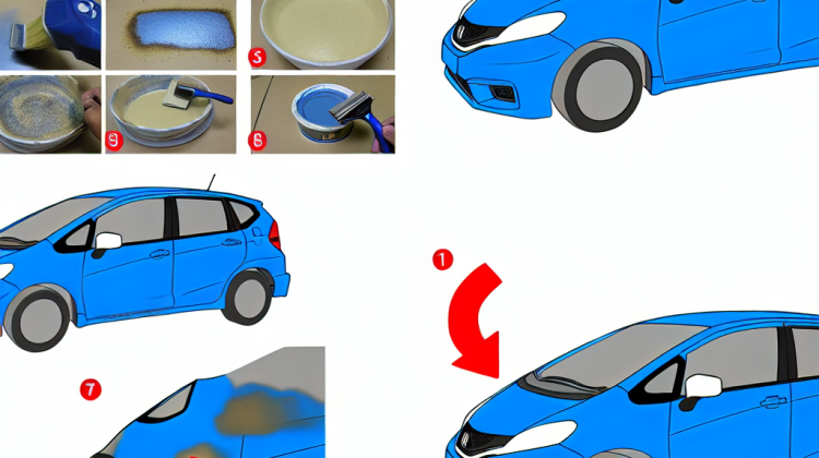 how to prep rust spots on a 2012 honda fit