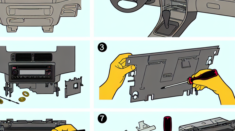 how to remove 1999 toyota camry radio