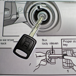 how to remove key stuck in ignition honda accord