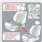 how to replace 2009 honda accord drivers seat cover