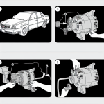 how to replace a alternator on a 2004 cadillac deville