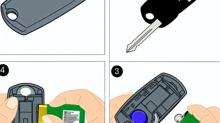 how to replace honda fit key fob battery