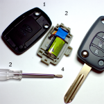 how to replace toyota 2005 4runner key battery