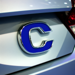 what does the blue c mean on honda civic