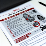 what is toyota seat belt warranty