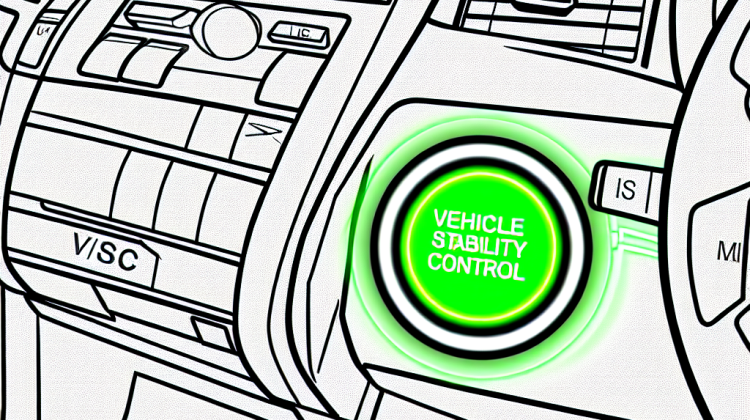 where is vsc button on toyota highlander